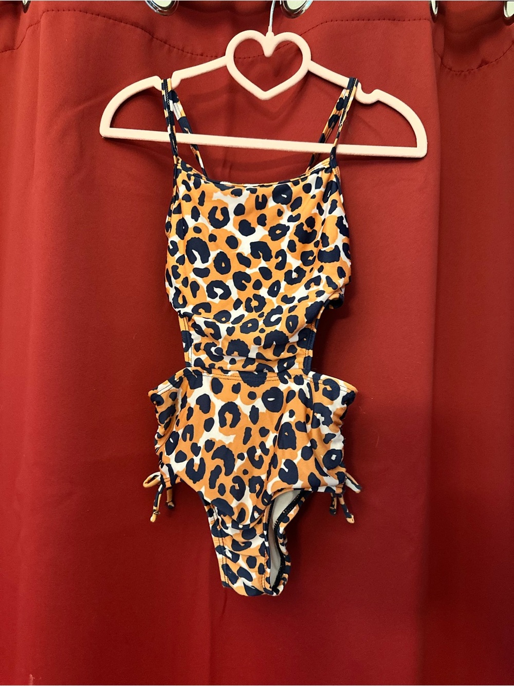 Cat & Jack Girls Swimsuit leopard print size 5T